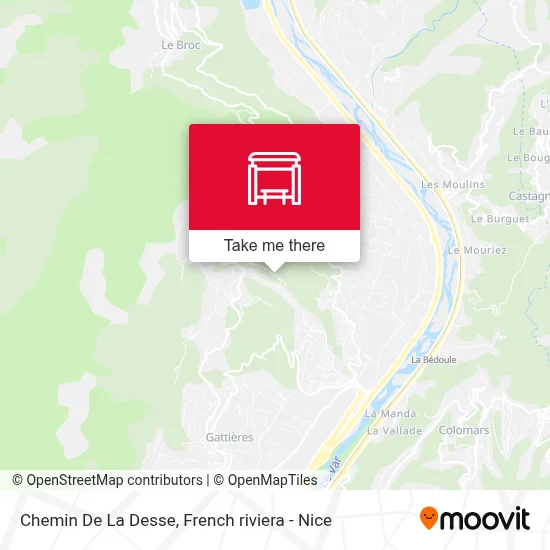 Chemin De La Desse map