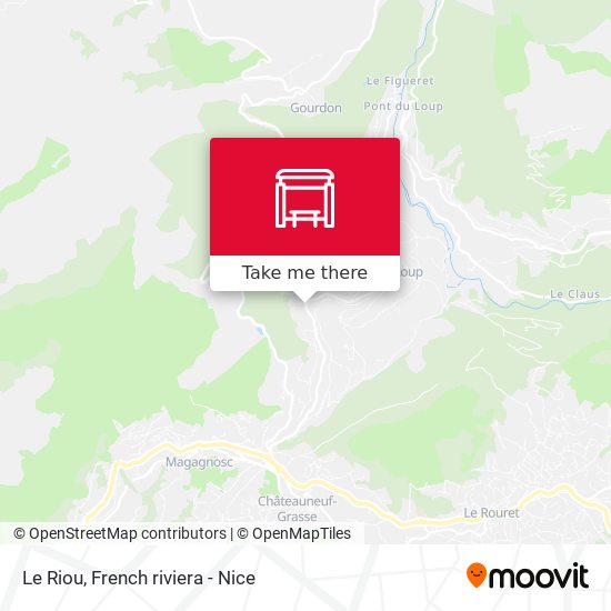 Le Riou map