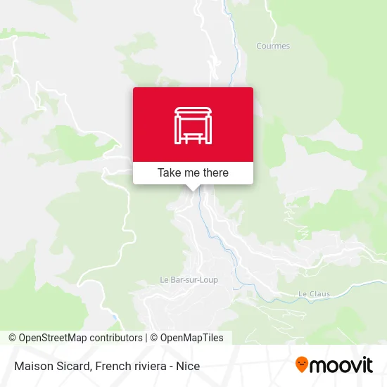 Maison Sicard map