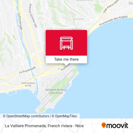 La Valliere Promenade map