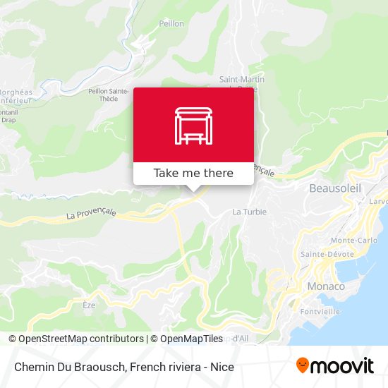 Chemin Du Braousch map