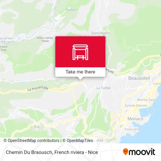 Chemin Du Braousch map