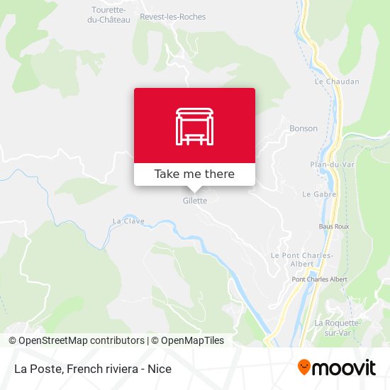 La Poste map