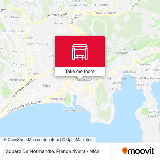 Square De Normandie map