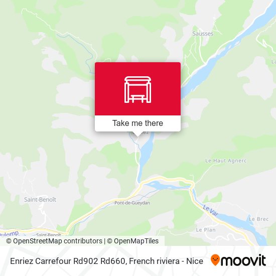 Enriez Carrefour Rd902 Rd660 map