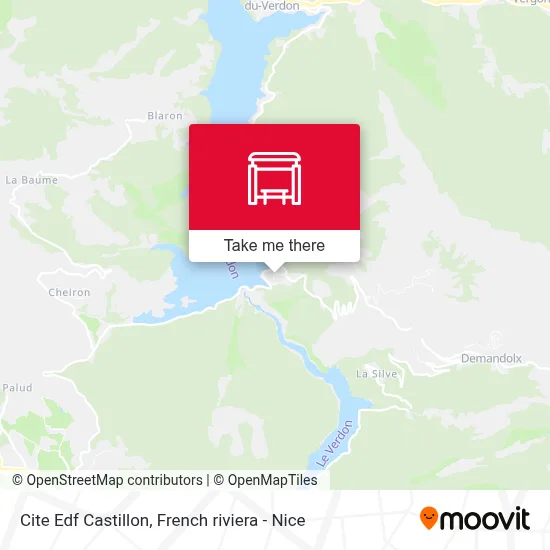 Cite Edf Castillon map