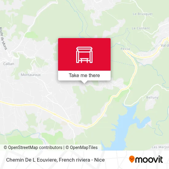Chemin De L Eouviere map