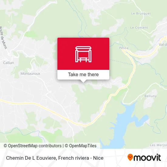 Chemin De L Eouviere map