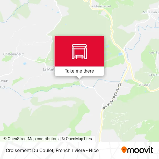 Croisement Du Coulet map