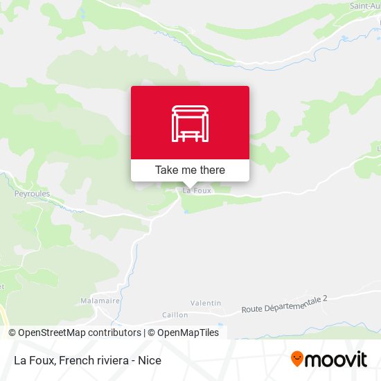 La Foux map