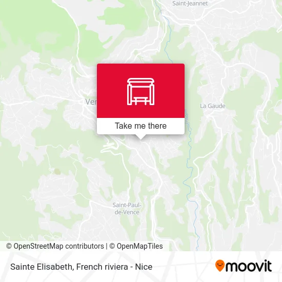 Sainte Elisabeth map