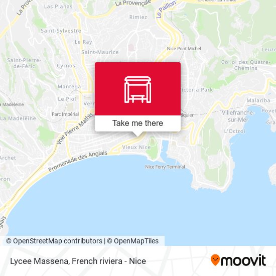 Lycee Massena map