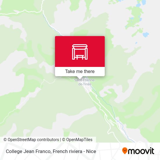 College Jean Franco map