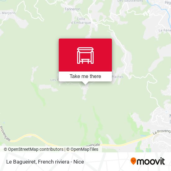 Le Bagueiret map