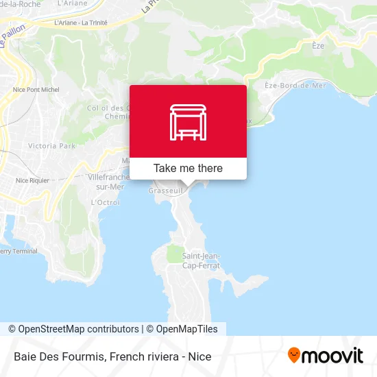 Baie Des Fourmis map