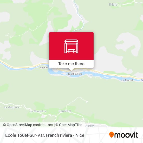 Ecole Touet-Sur-Var map