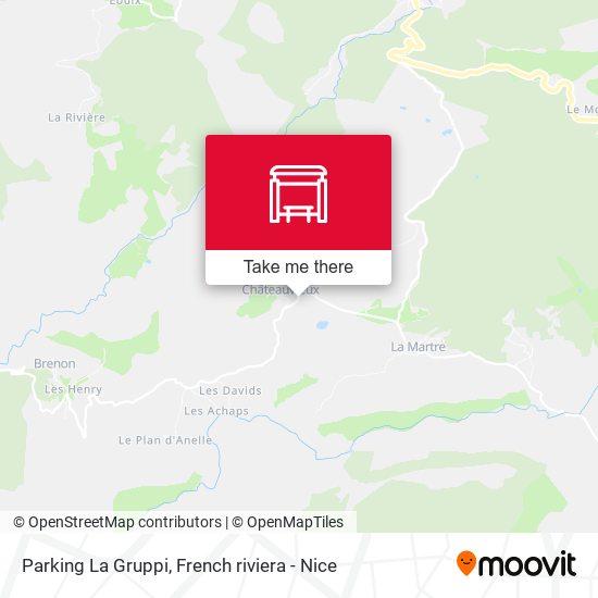 Parking La Gruppi map