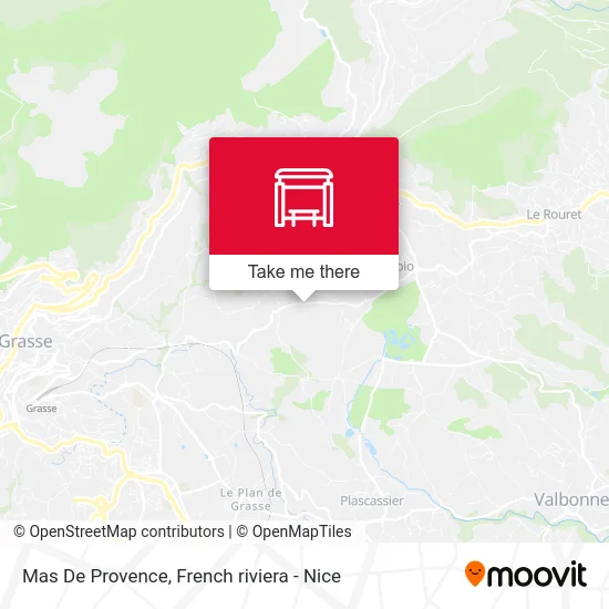 Mas De Provence map