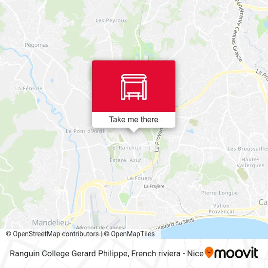 Ranguin College Gerard Philippe map