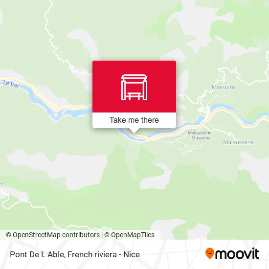 Pont De L Able map