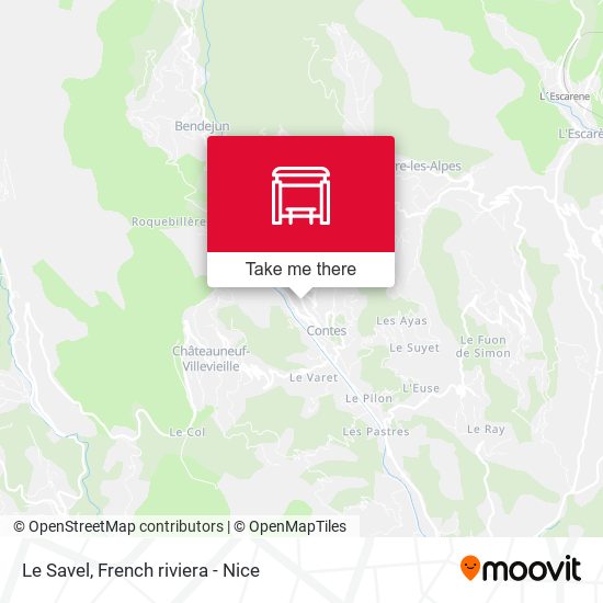 Le Savel map