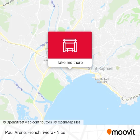 Paul Arène map