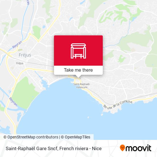 Saint-Raphaël Gare Sncf map