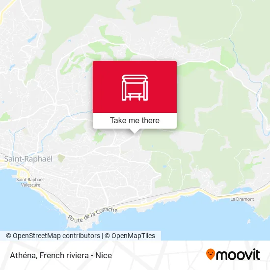 Athéna map