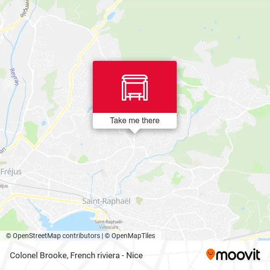Colonel Brooke map