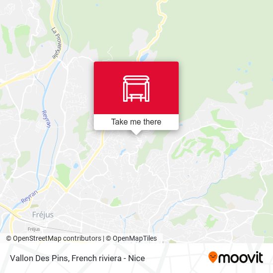 Vallon Des Pins map