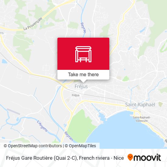 Fréjus Gare Routière (Quai 2-C) map