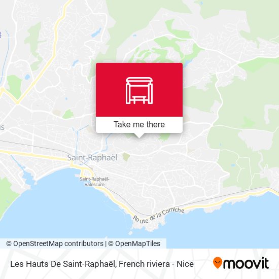 Les Hauts De Saint-Raphaël map