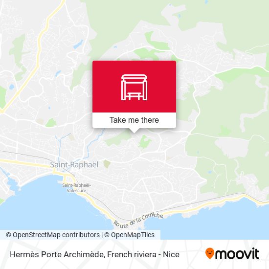 Hermès Porte Archimède map