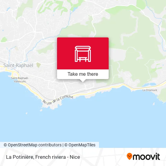 La Potinière map