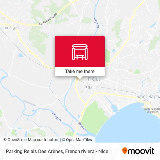 Parking Relais Des Arènes map