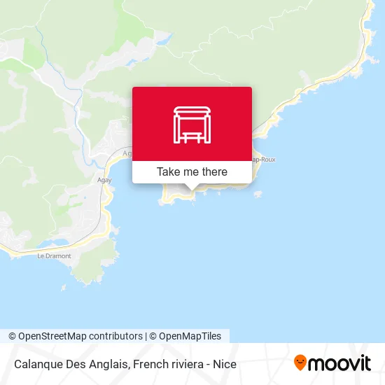 Calanque Des Anglais map