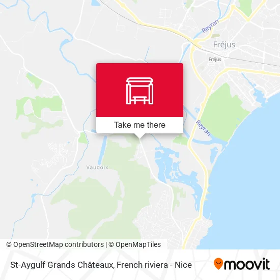 St-Aygulf Grands Châteaux map