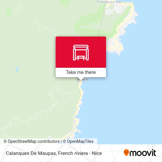 Calanques De Maupas map