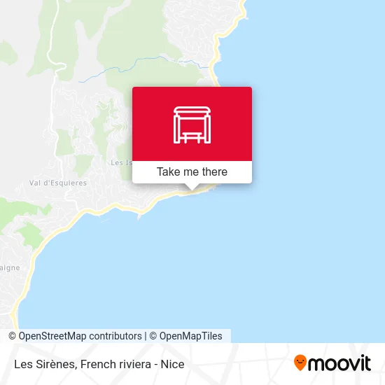 Les Sirènes map