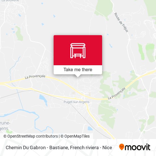 Chemin Du Gabron - Bastiane map