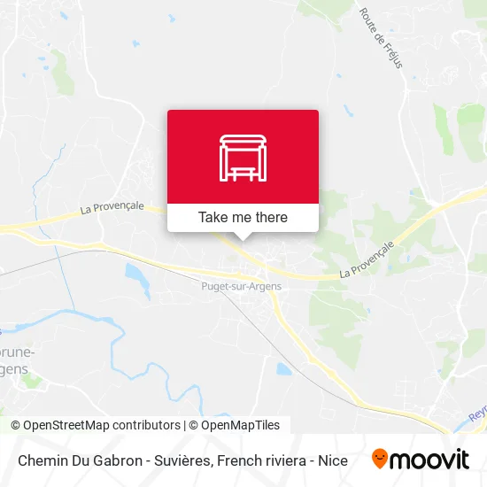 Chemin Du Gabron - Suvières map