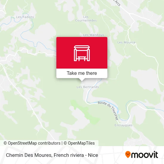 Chemin Des Moures map