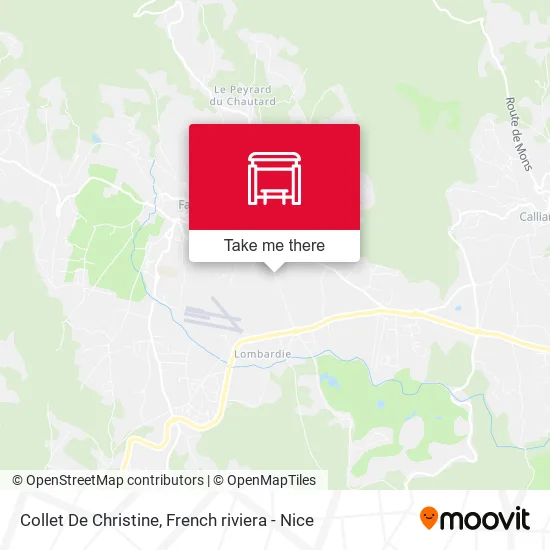 Collet De Christine map