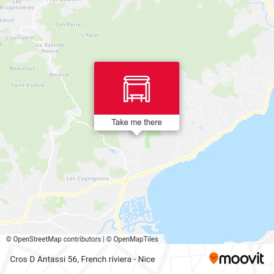 Cros D Antassi 56 map