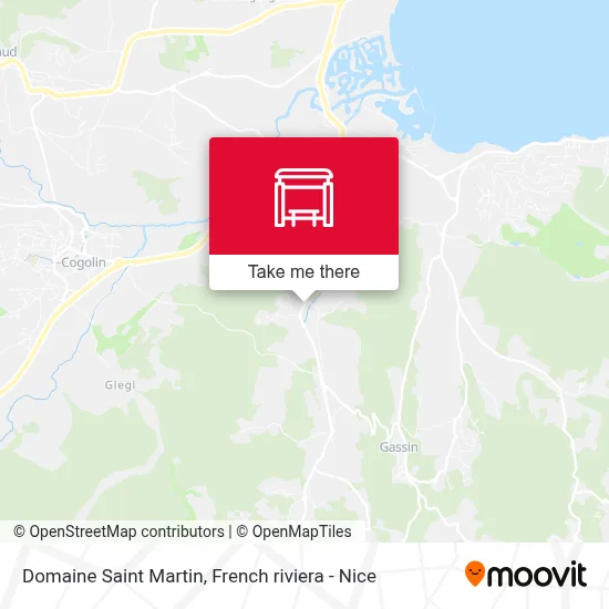 Domaine Saint Martin map