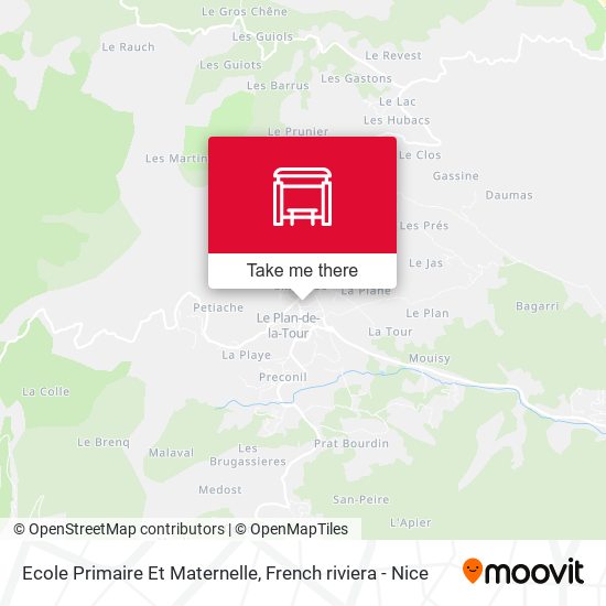 Ecole Primaire Et Maternelle map