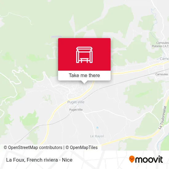 La Foux map