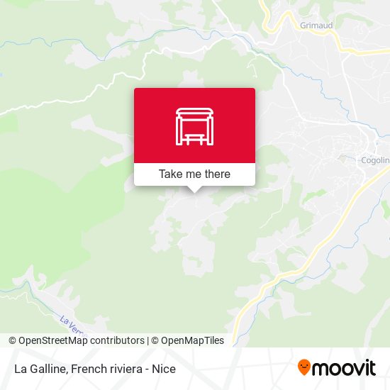 La Galline map