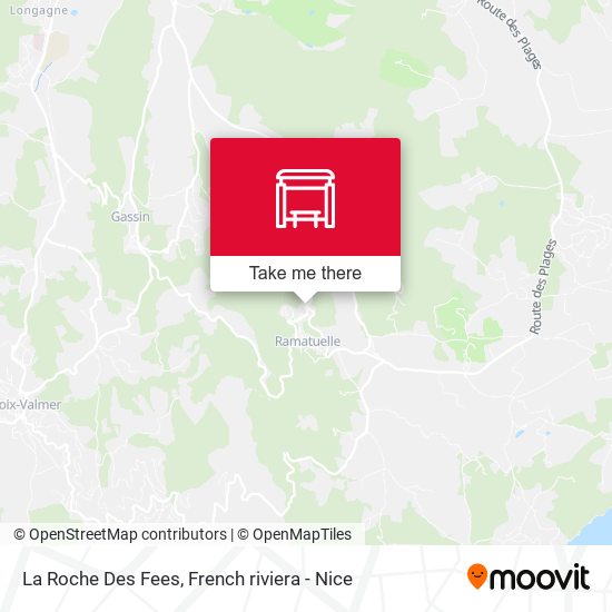 La Roche Des Fees map