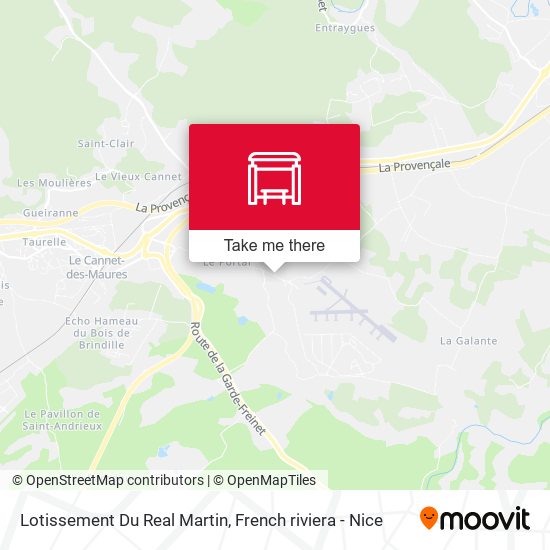 Lotissement Du Real Martin map